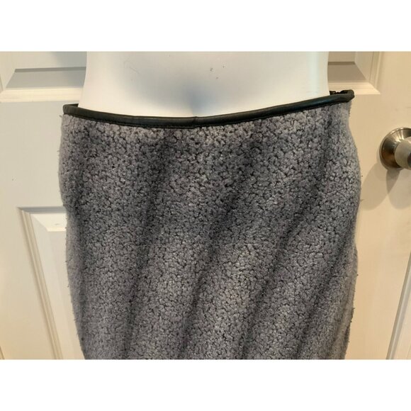 Missoni Gray Striped Wool Blend Long Pencil Skirt, Size 4 (US) 40 (IT) - Picture 2 of 6